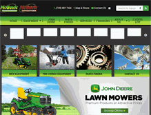 Tablet Screenshot of mcgavicoutdoorpower.com